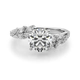 Diamond Leaf Engagement Ring - Image 19