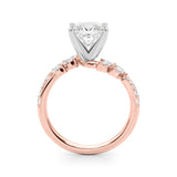 Diamond Leaf Engagement Ring - Image 14