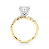 Diamond Leaf Engagement Ring - Image 34