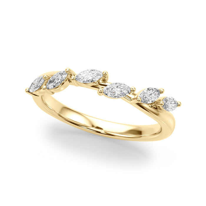 Dancing Marquise Diamond Band