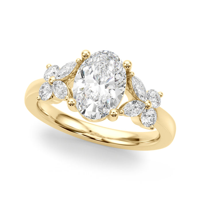 Marquise Cluster Ring