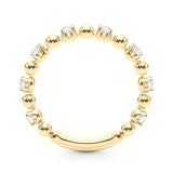 Beaded Diamond Eternity Band - Image 4