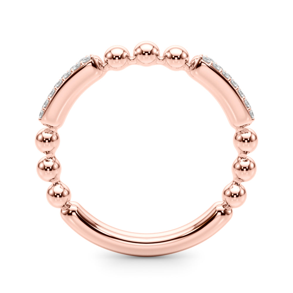Beaded Diamond Stacking Band - Image 5