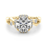 Nature-Inspired Halo Ring 2 ct - Image 5