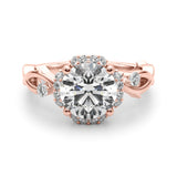 Nature-Inspired Halo Ring 2 ct - Image 6