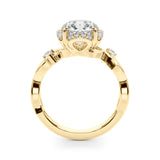 Nature-Inspired Halo Ring 2 ct - Image 11