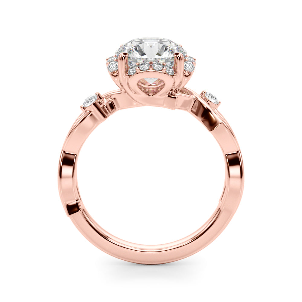 Nature-Inspired Halo Ring 2 ct - Image 12