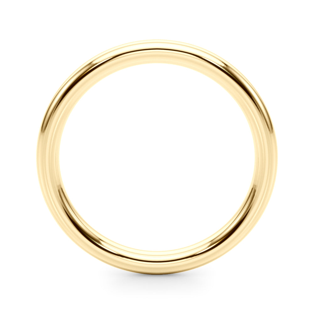 Classic Polished Wedding Band - Image 4