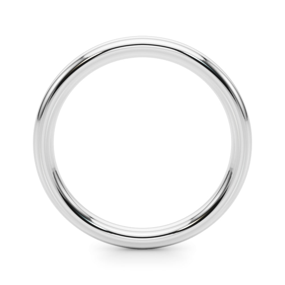 Classic Polished Wedding Band - Image 6