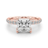 Princess-Cut Pave Ring - Image 6