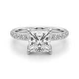 Princess-Cut Pave Ring - Image 4