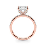 Princess-Cut Pave Ring - Image 12