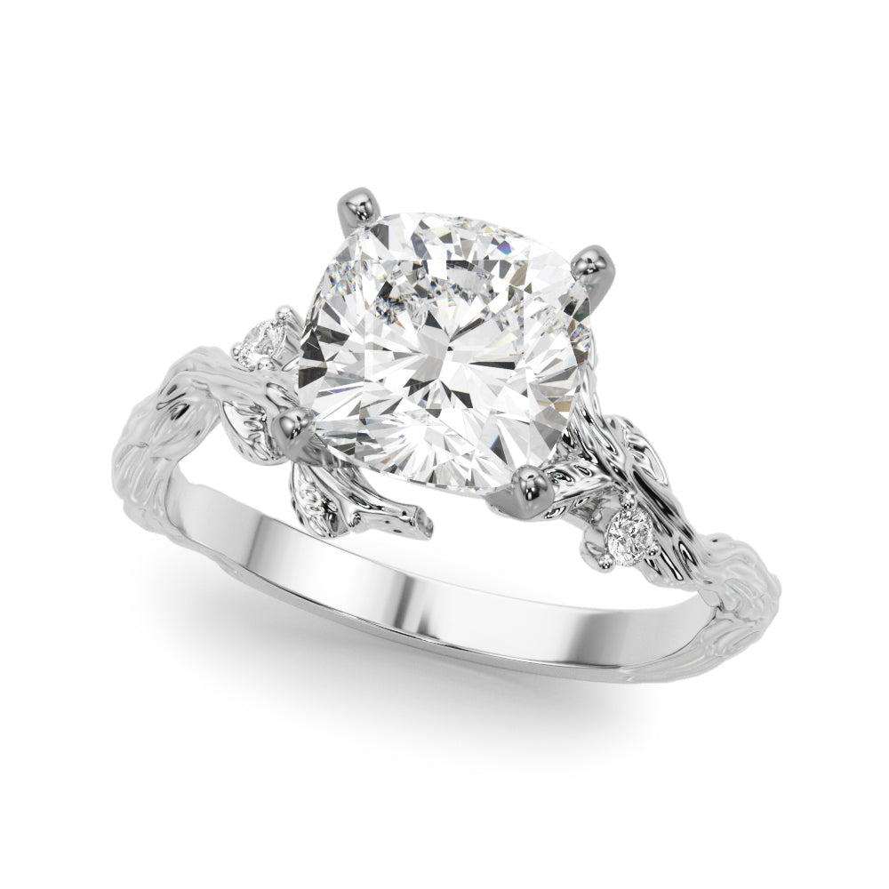 Nature-Inspired Diamond Engagement Ring - Image 1