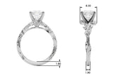 Nature-Inspired Diamond Engagement Ring - Image 81