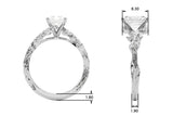 Nature-Inspired Diamond Engagement Ring - Image 87