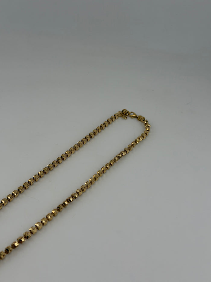 18K Solid Gold | The Cube Luxe Chain