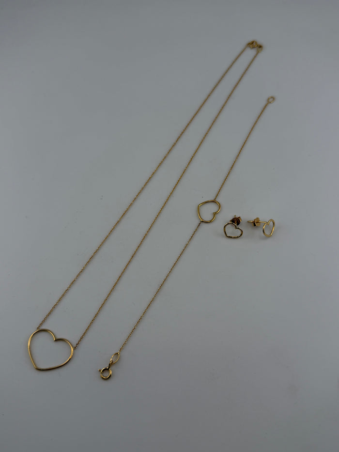 The Heart Collection – 18K Solid Gold