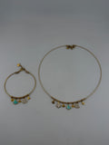 Butterfly Garden – 18K Solid Gold Necklace & Bracelet Set