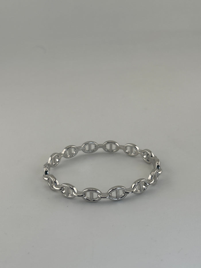 925 sterling Silver Mariner Link Bangle