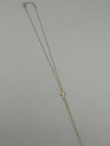 18K Gold Star Chain Necklace - Image 1