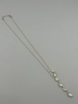 Pear-Shaped Colored Stone Necklace - Image 1