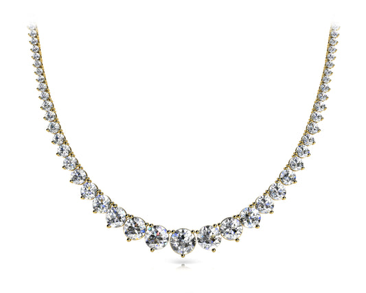 Dazzling Diamond Choker Necklace 7 ct