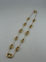 Sculpted Oval Link Necklace
18K Solid Gold - Image 1