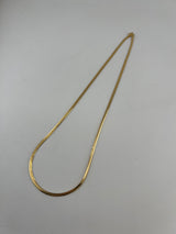 18K Solid Gold Tight Cuban Link Chain - Image 2