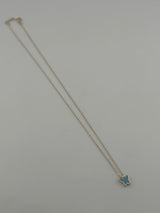 Butterfly Colored Stone Necklace - Image 3
