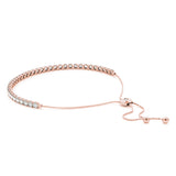 Adjustable Tennis Bracelet with Round-Cut Stones - Image 6