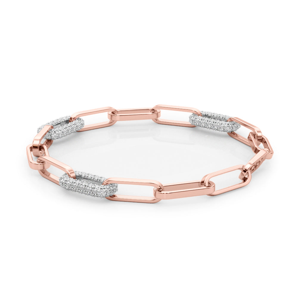 Interlocking Rectangular Bracelet Interlocking Radiance Bracelet