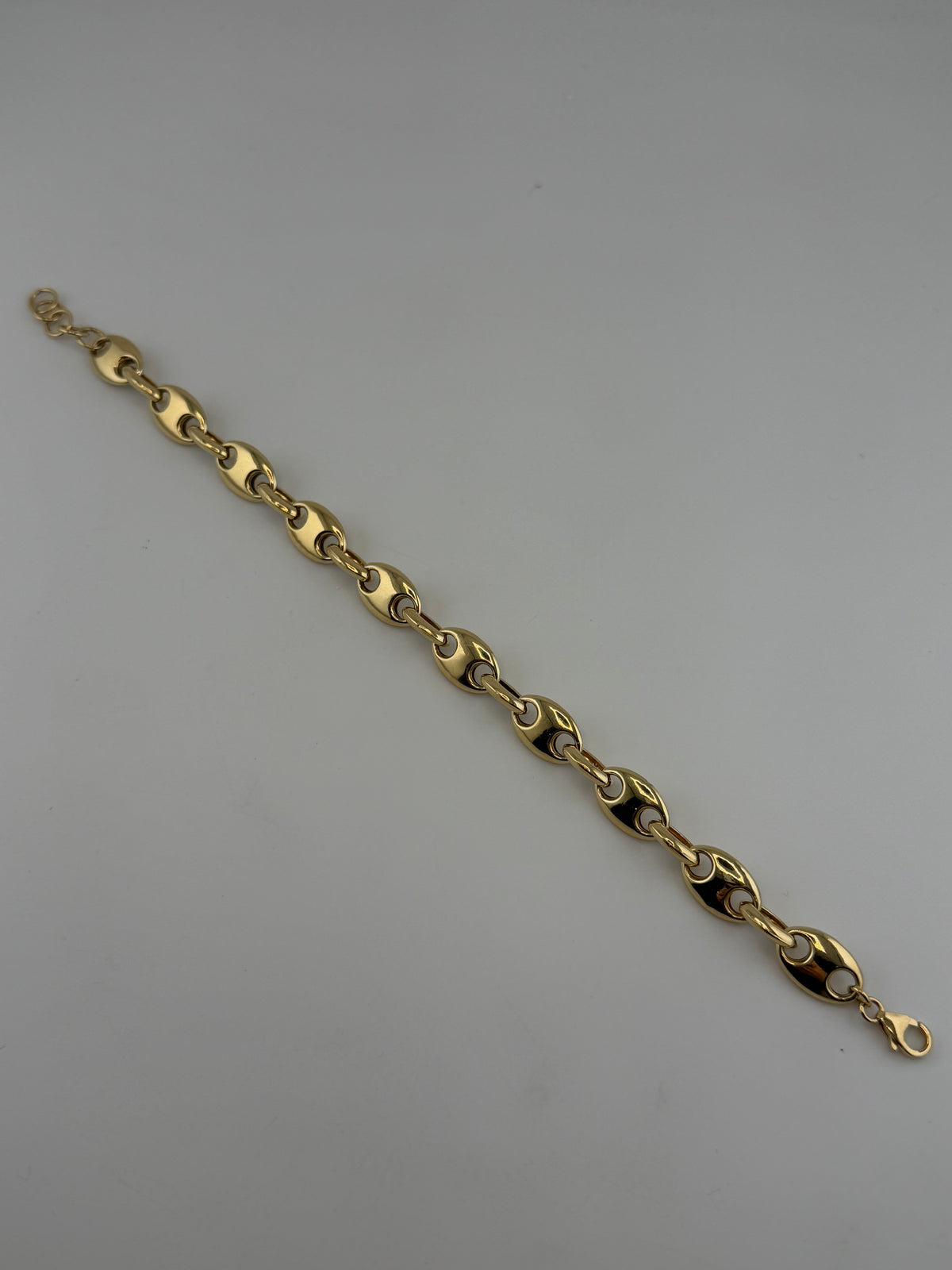 The Aurelio Mariner Link Bracelet — 18K Solid Gold - Image 3