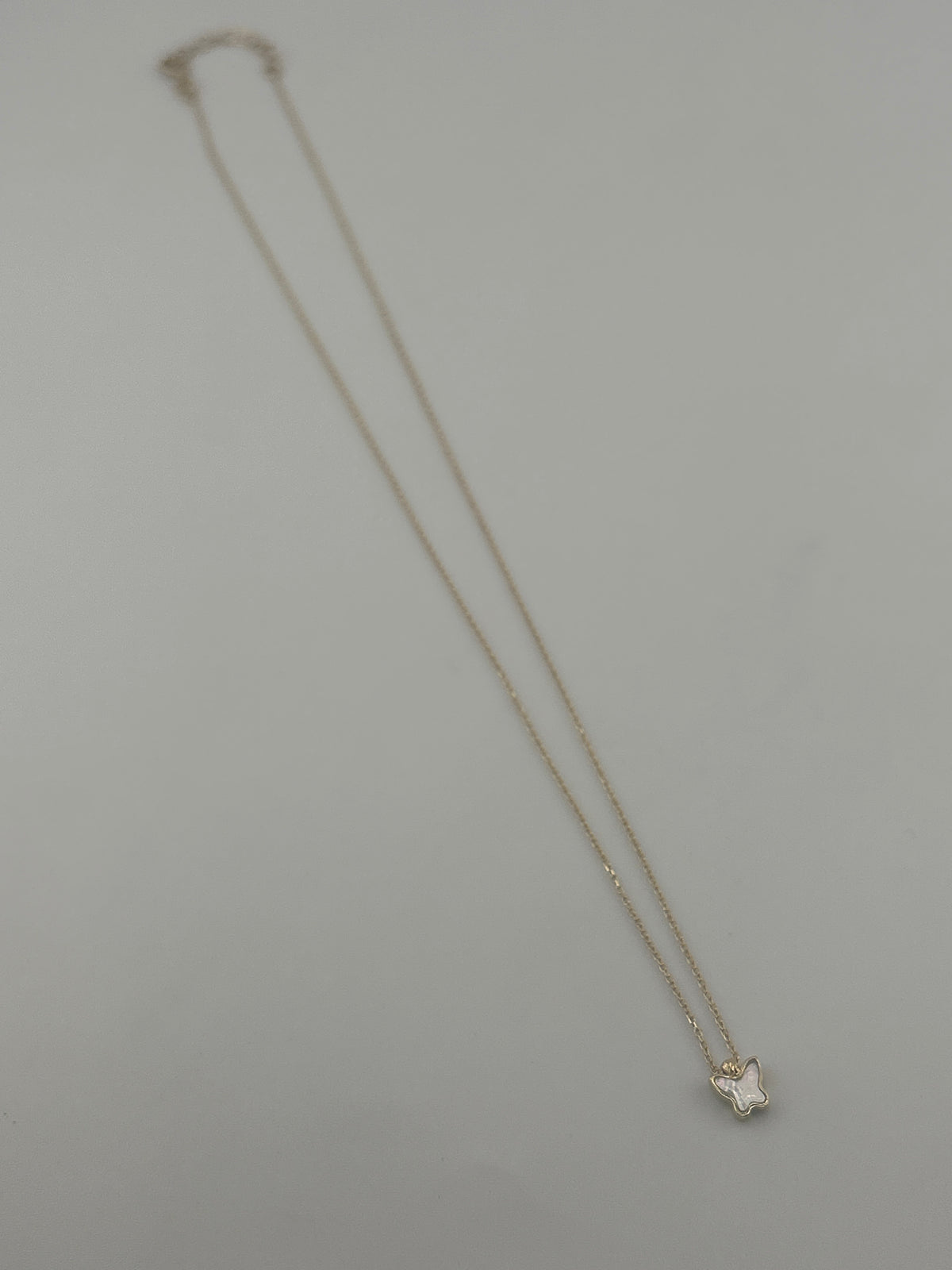 Butterfly Colored Stone Necklace - Image 1