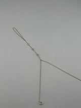 18K Yellow Gold Hand Chain with Premium Cubic Zirconia - Image 1