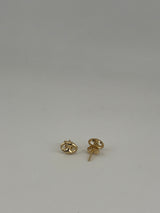 18K Solid Gold Interlocking Circle Lattice Band - Image 3