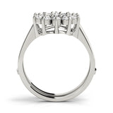 Sunburst Diamond Wedding Band Set - Image 6