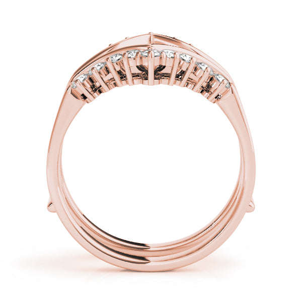 Elegant Two-Piece Curved Wedding Band Set - Image 5