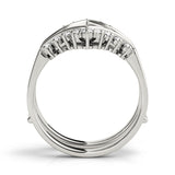 Elegant Two-Piece Curved Wedding Band Set - Image 6