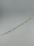 18K Solid Gold Turtle Charm Anklet