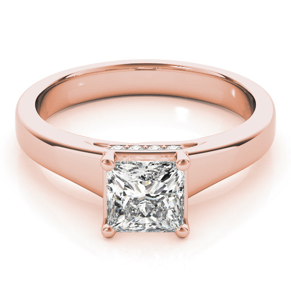 Modern Princess Cut Solitaire Ring