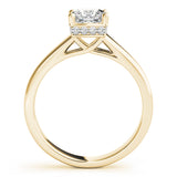 Modern Princess Cut Solitaire Ring - Image 8