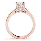 Modern Princess Cut Solitaire Ring - Image 9