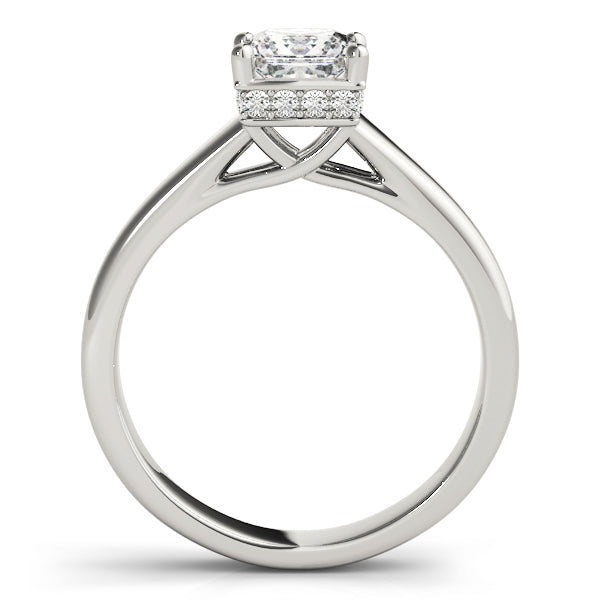 Modern Princess Cut Solitaire Ring - Image 7