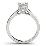 Modern Princess Cut Solitaire Ring - Image 7