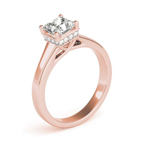 Modern Princess Cut Solitaire Ring