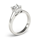Modern Princess Cut Solitaire Ring - Image 10