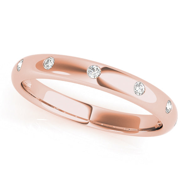 Wedding Band Bezel Set