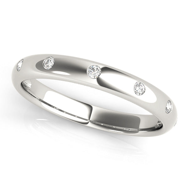 Wedding Band Bezel Set