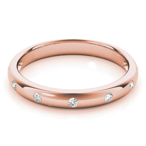 Wedding Band Bezel Set