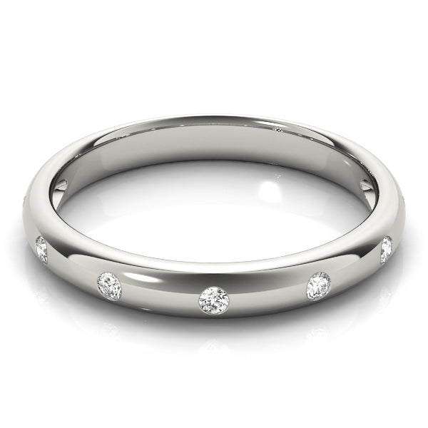 Wedding Band Bezel Set